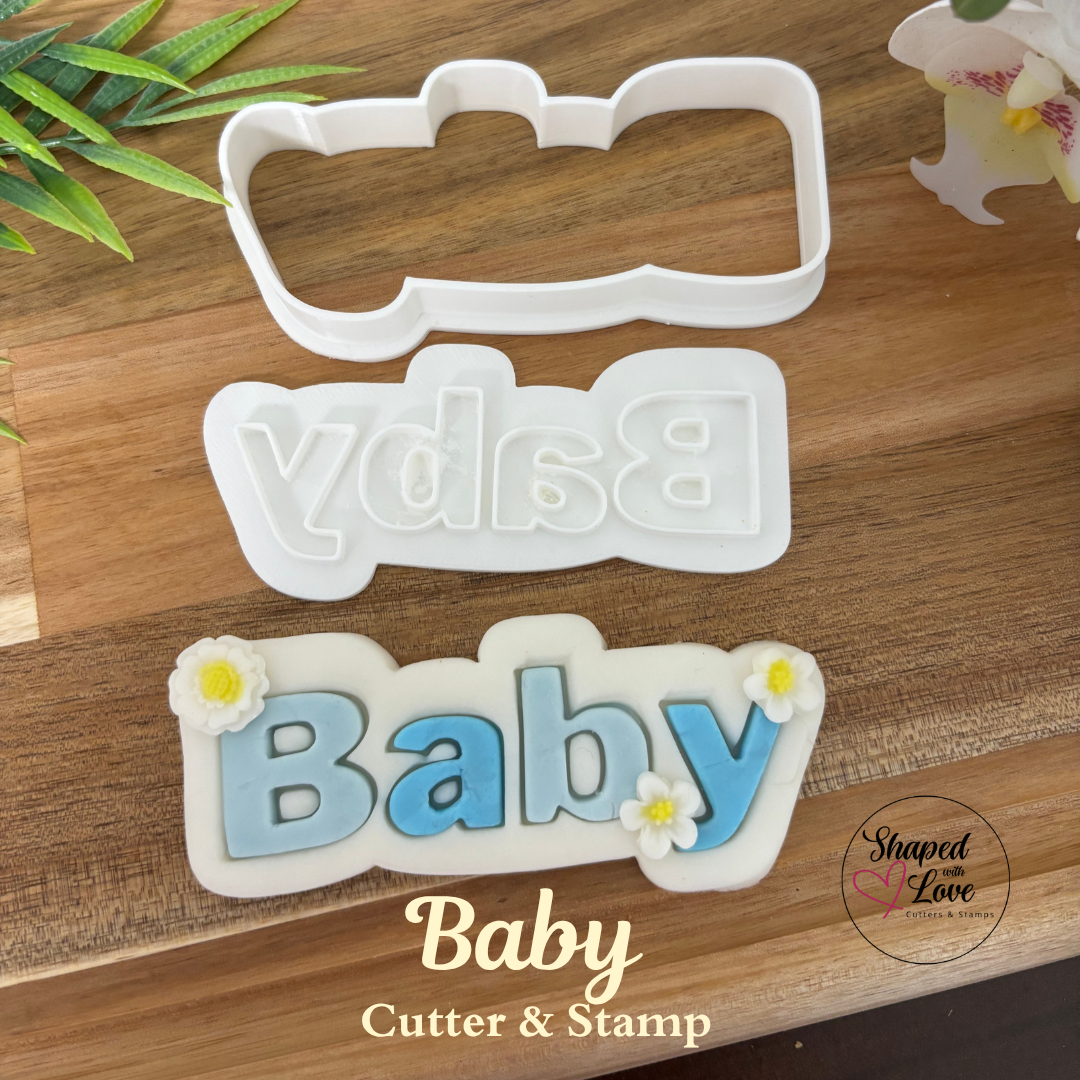 Baby Cookie Cutter Stamp