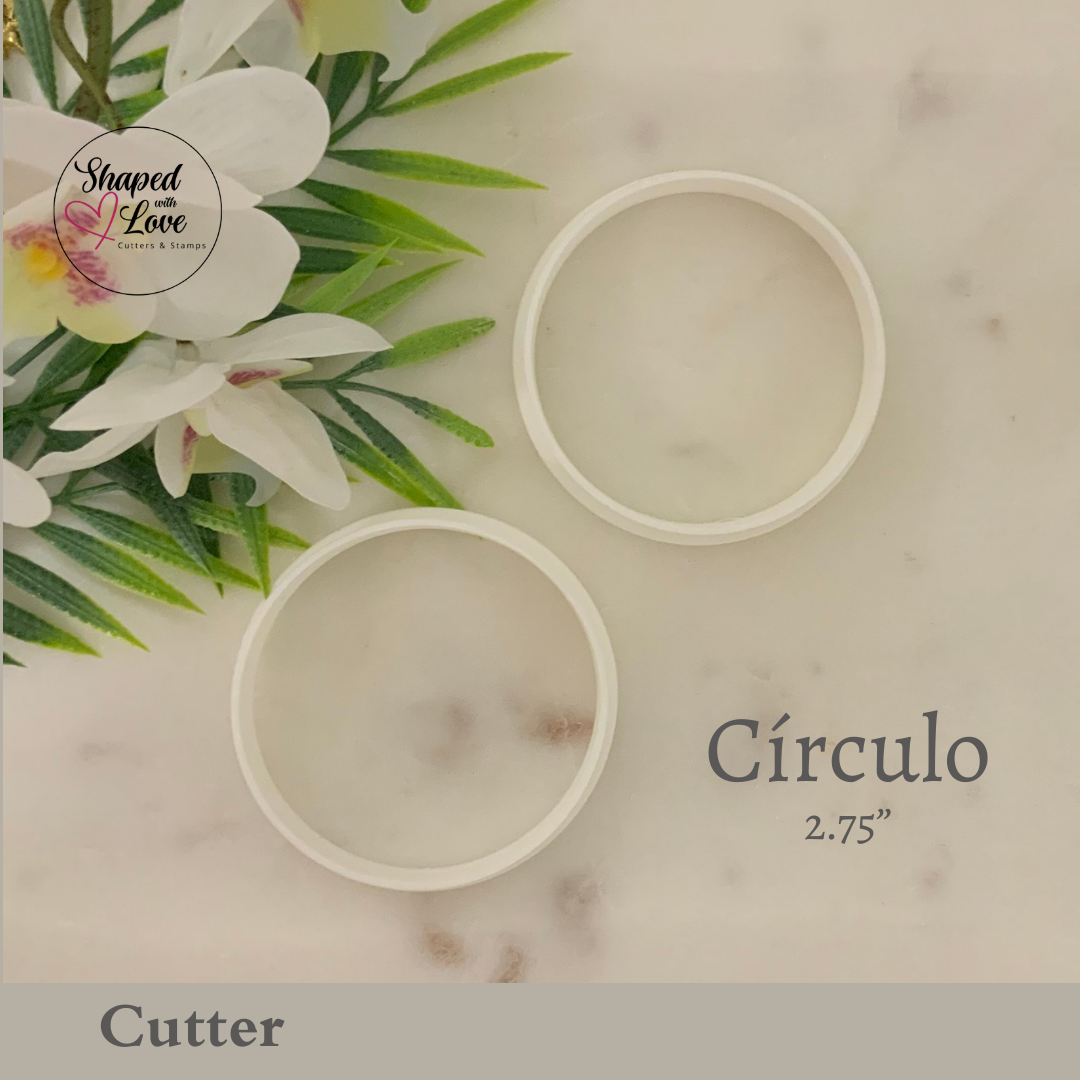 Circulo 2.75 Cookie Cutter & Stamp