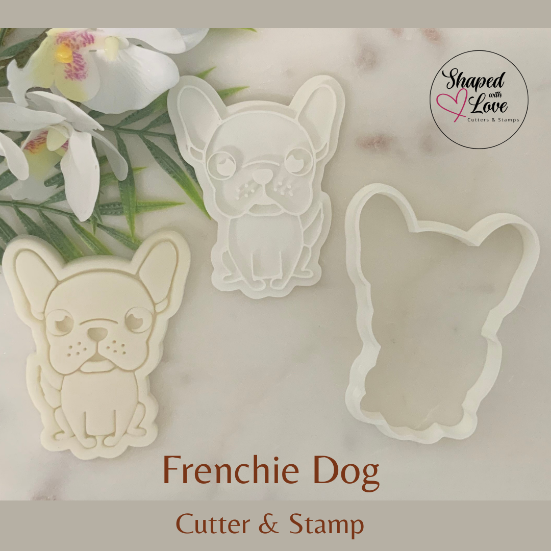 Frenchie Dog Cookie Cutter Stamp