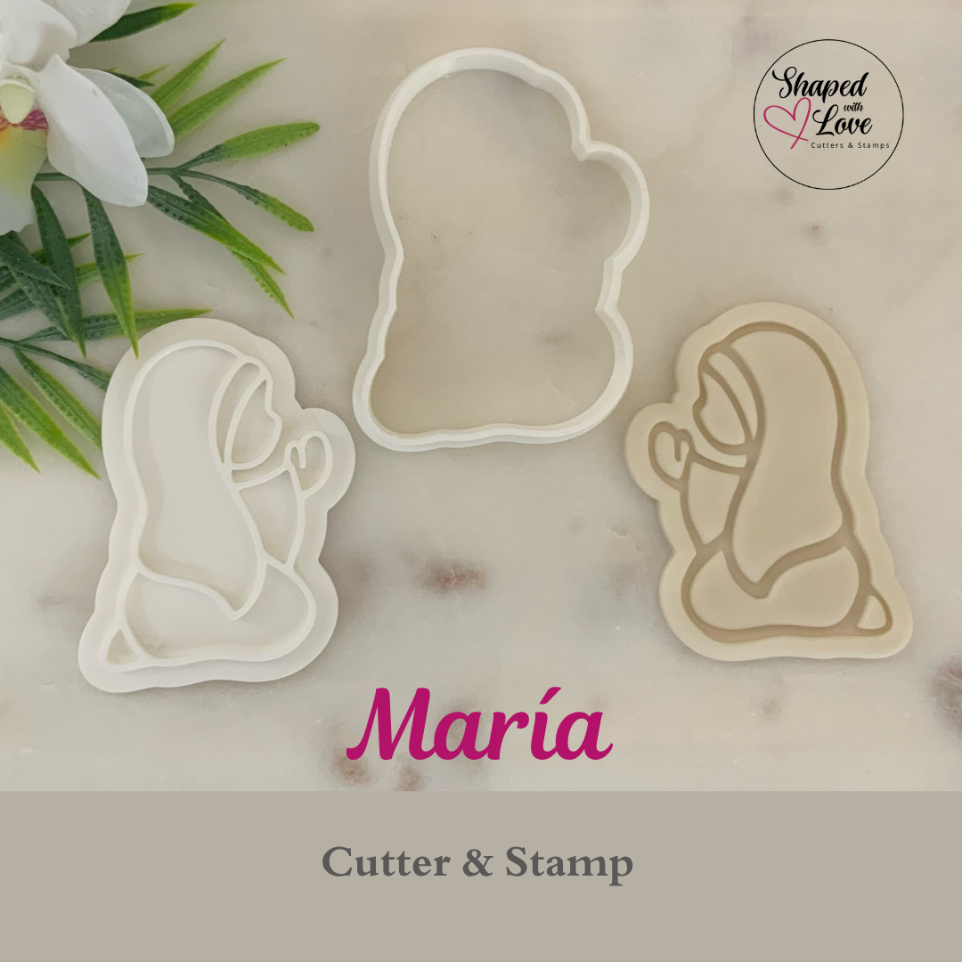 Maria Cookie Cutter Stamp