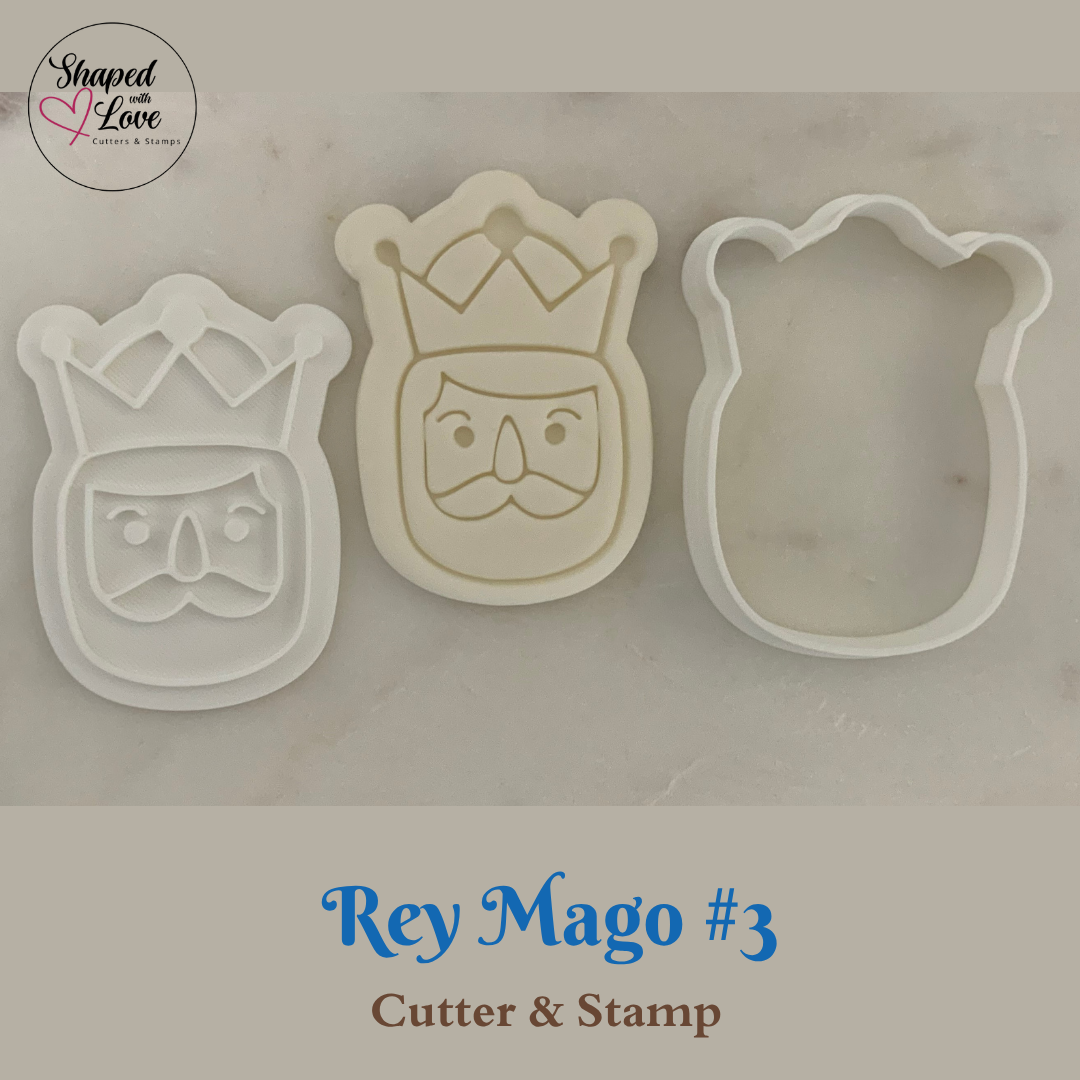 Rey Mago 3 Cookie Cutter Stamp