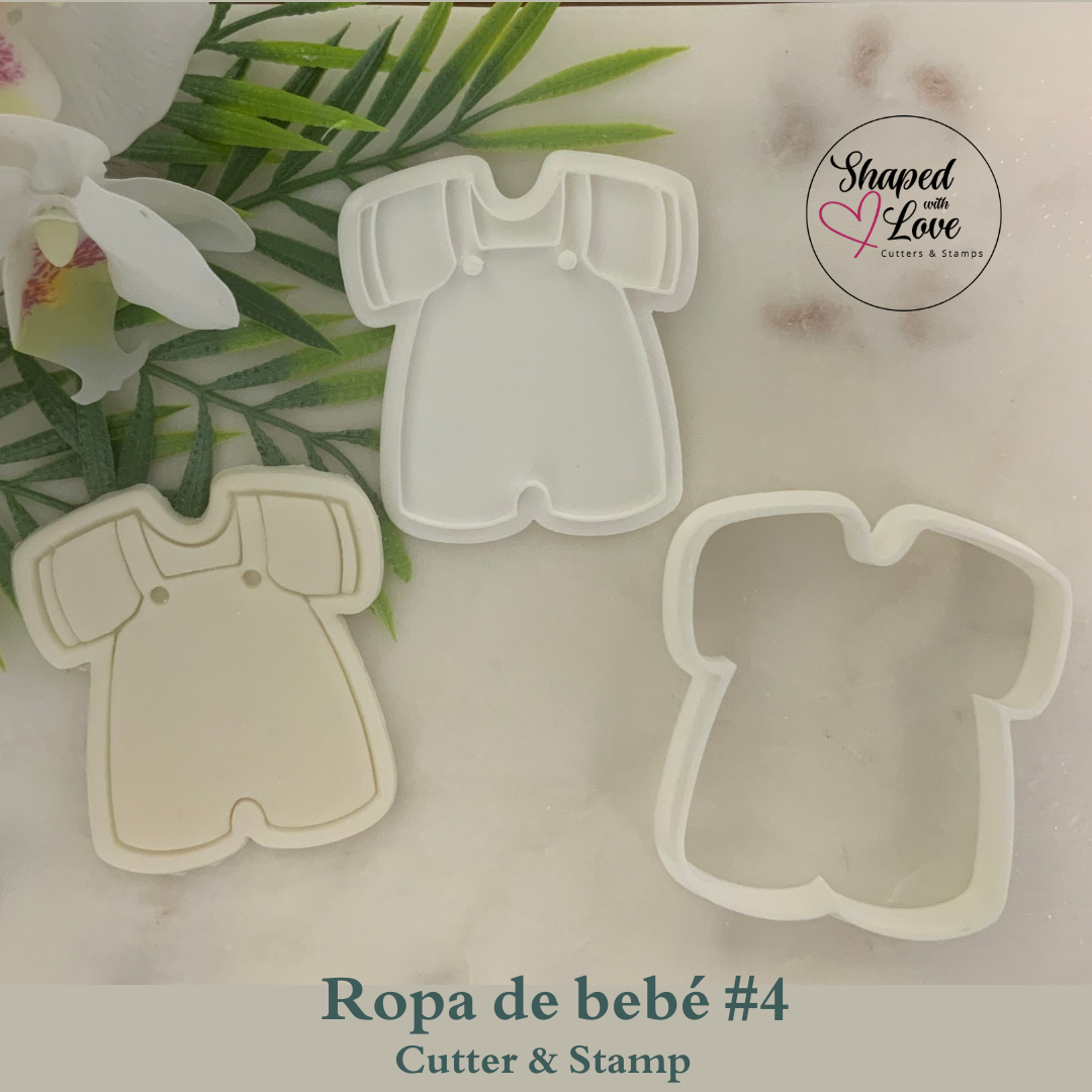 Ropa de bebe Cookie Cutter Stamp