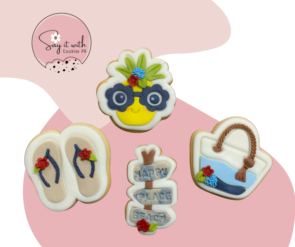 Set Playa 1 Azul Cookies