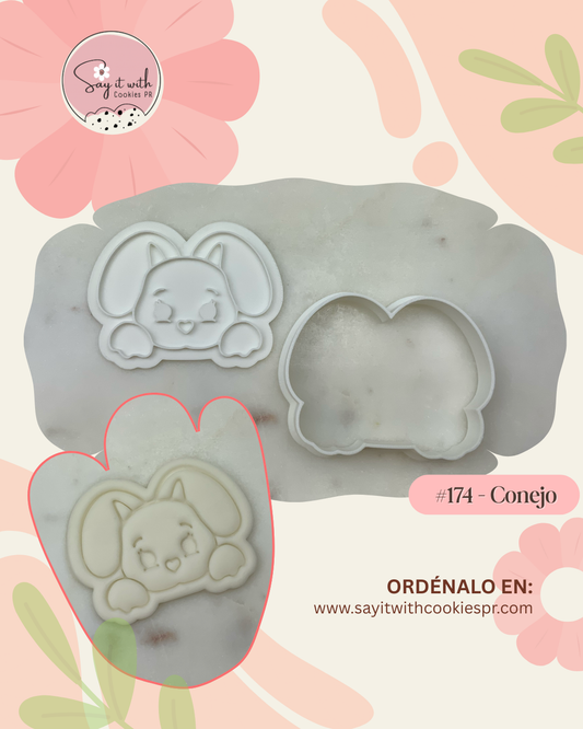 Cookie Cutter & Stamp with rabbit