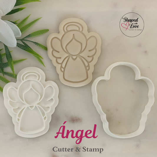 Angel Cookie Cutter Stamp