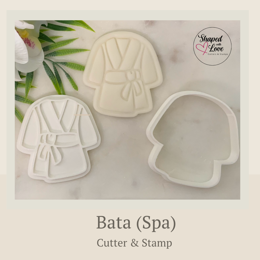 Bata Spa Cookie Cutter Stamp