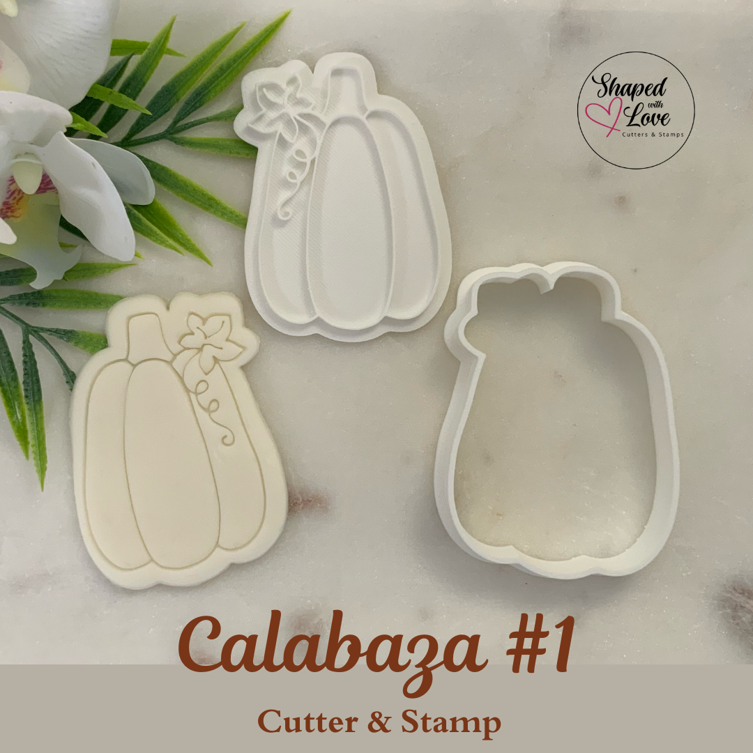 Calabaza Cookie Cutter Stamp