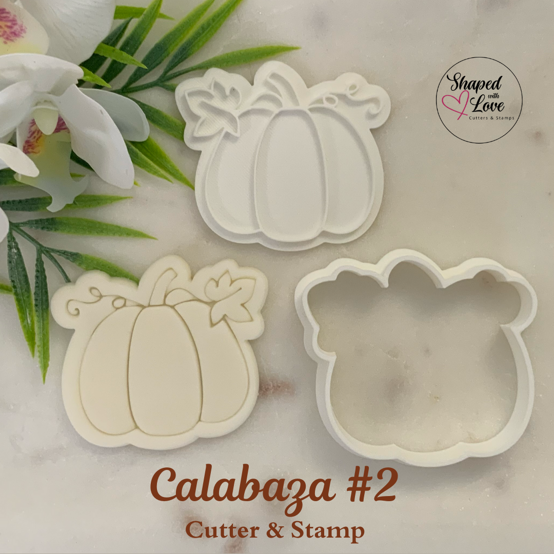 Calabaza Cookie Cutter Stamp