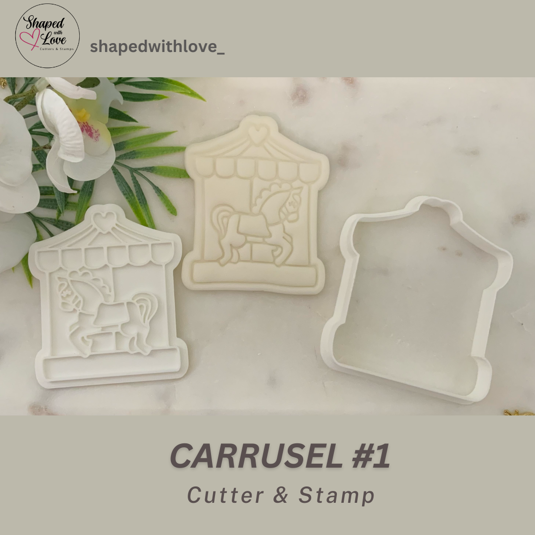 Carrusel Cookie Cutter Stamp