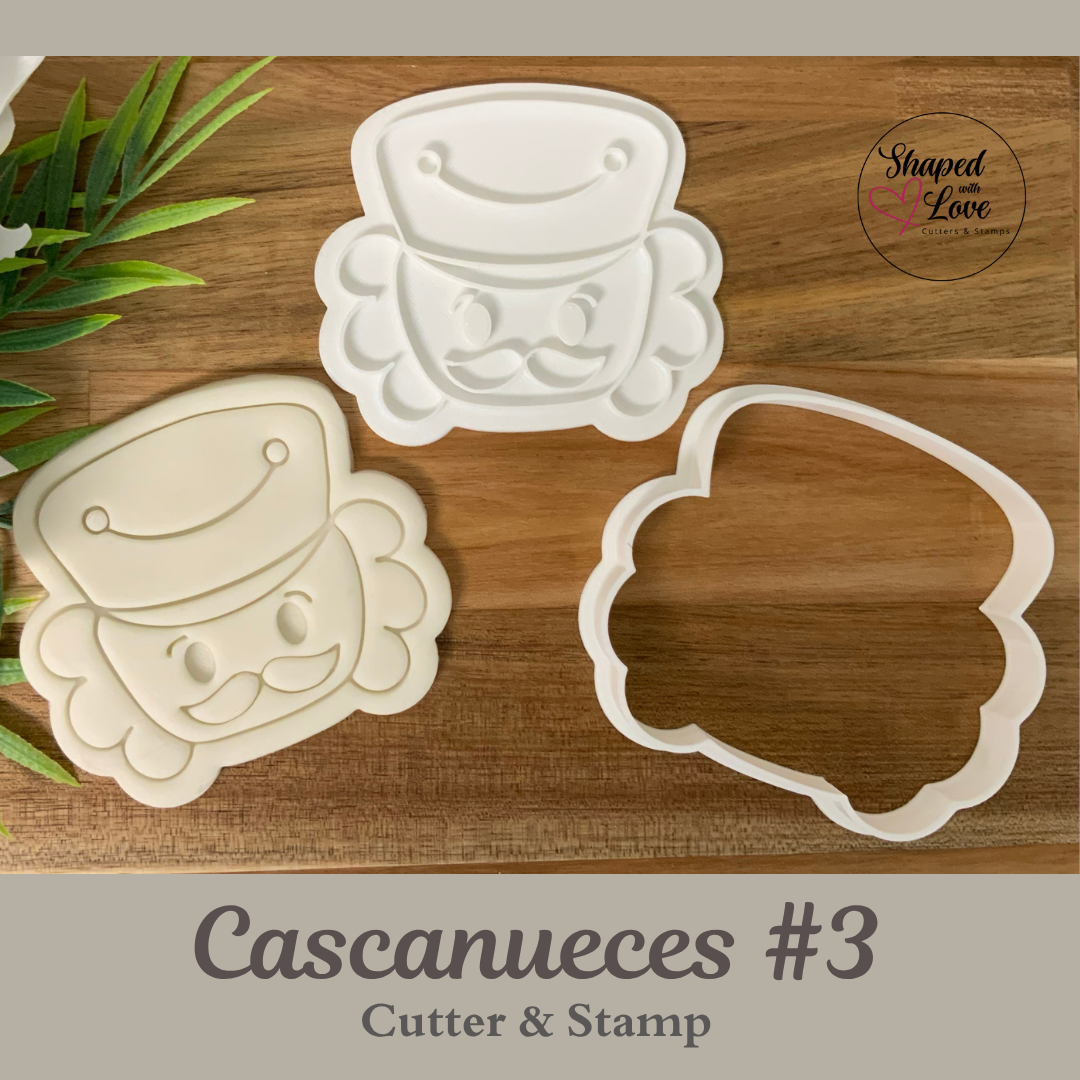 Cascanueces 3 Cookie Cutter Stamp