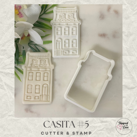 Casitas Houses Villas Cookie Cutter Stamp