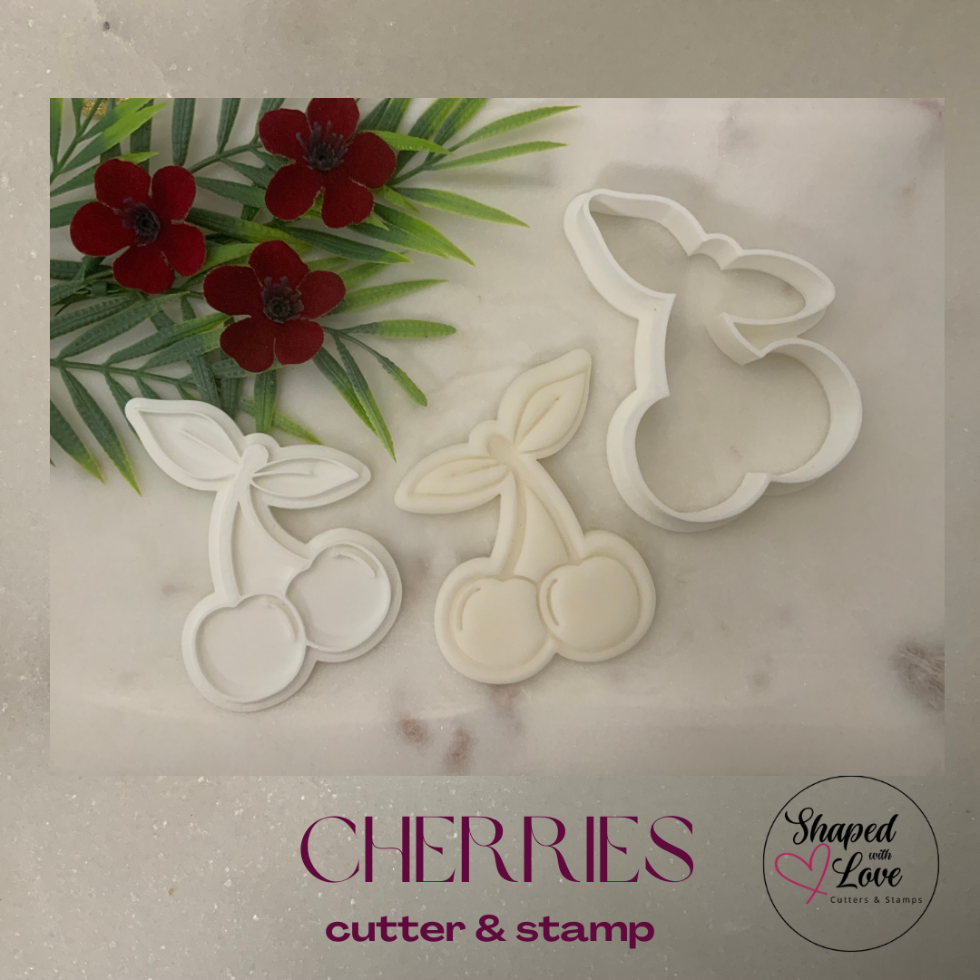 Cherries Cookie Cutter Stamp
