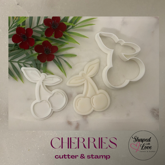 Cherries Cookie Cutter Stamp