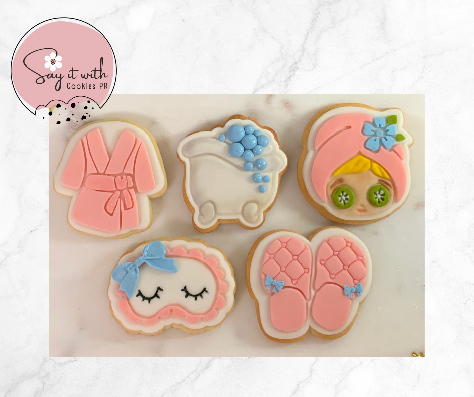 Day Spa Cookies Galletas Pasta Laminada Fondant