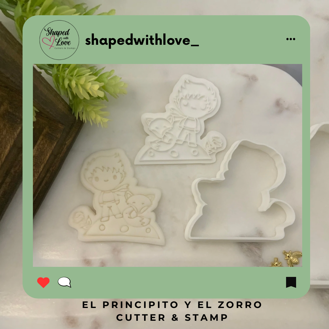 El Principito y el Zorro Cookie Cutter Stamp