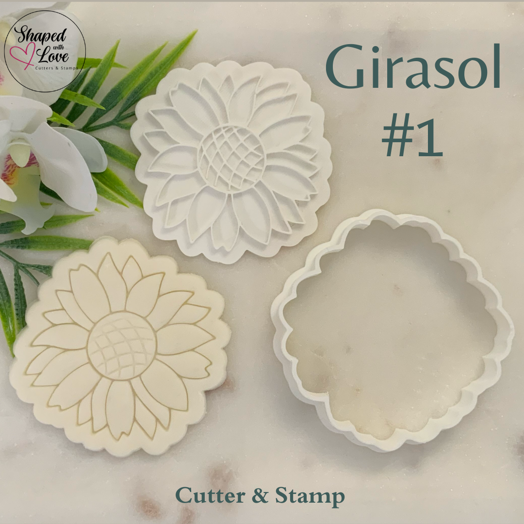 Girasol Cookie Cutter Stamp