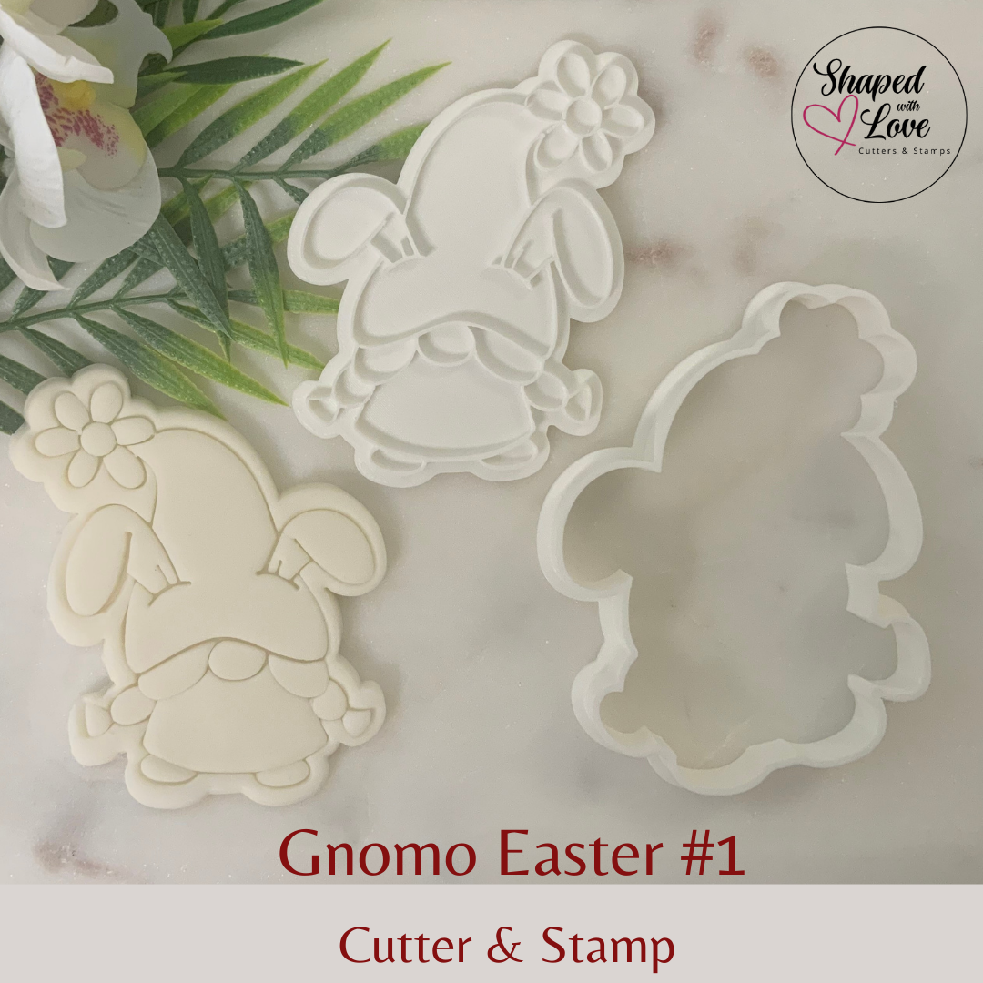 Gnomo Easter Cookie Cutter Stamp