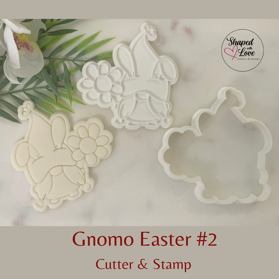 Gnomo Easter Cookie Cutter Stamp