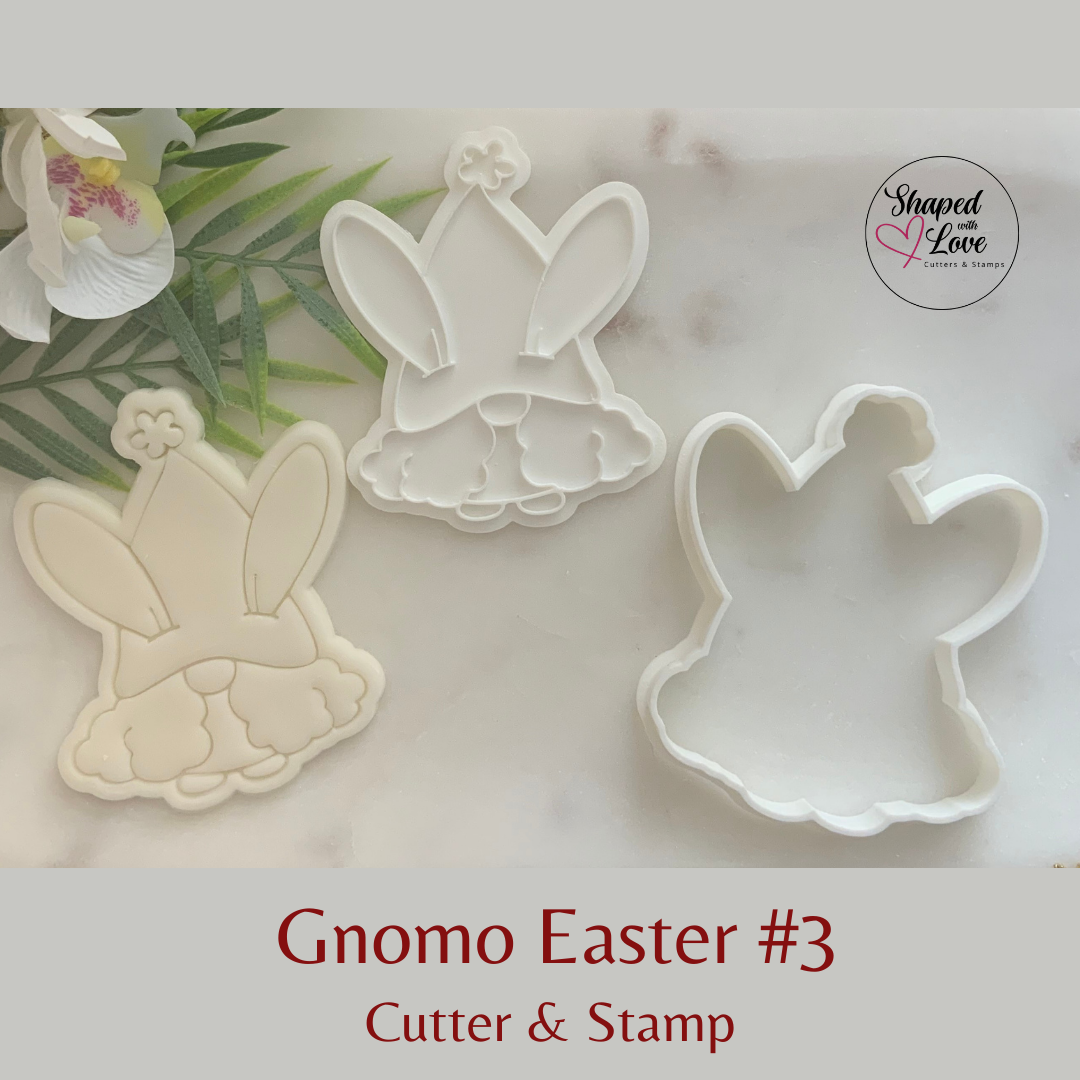Gnomo Easter Cookie Cutter Stamp