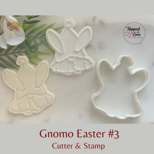 Gnomo Easter Cookie Cutter Stamp