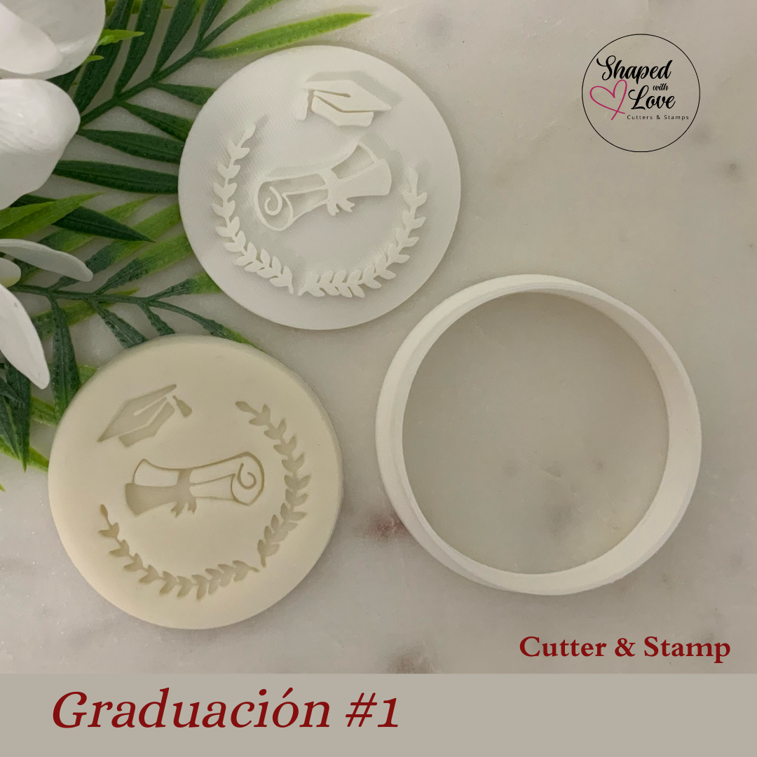 Graduacion  Cookie Cutter Stamp