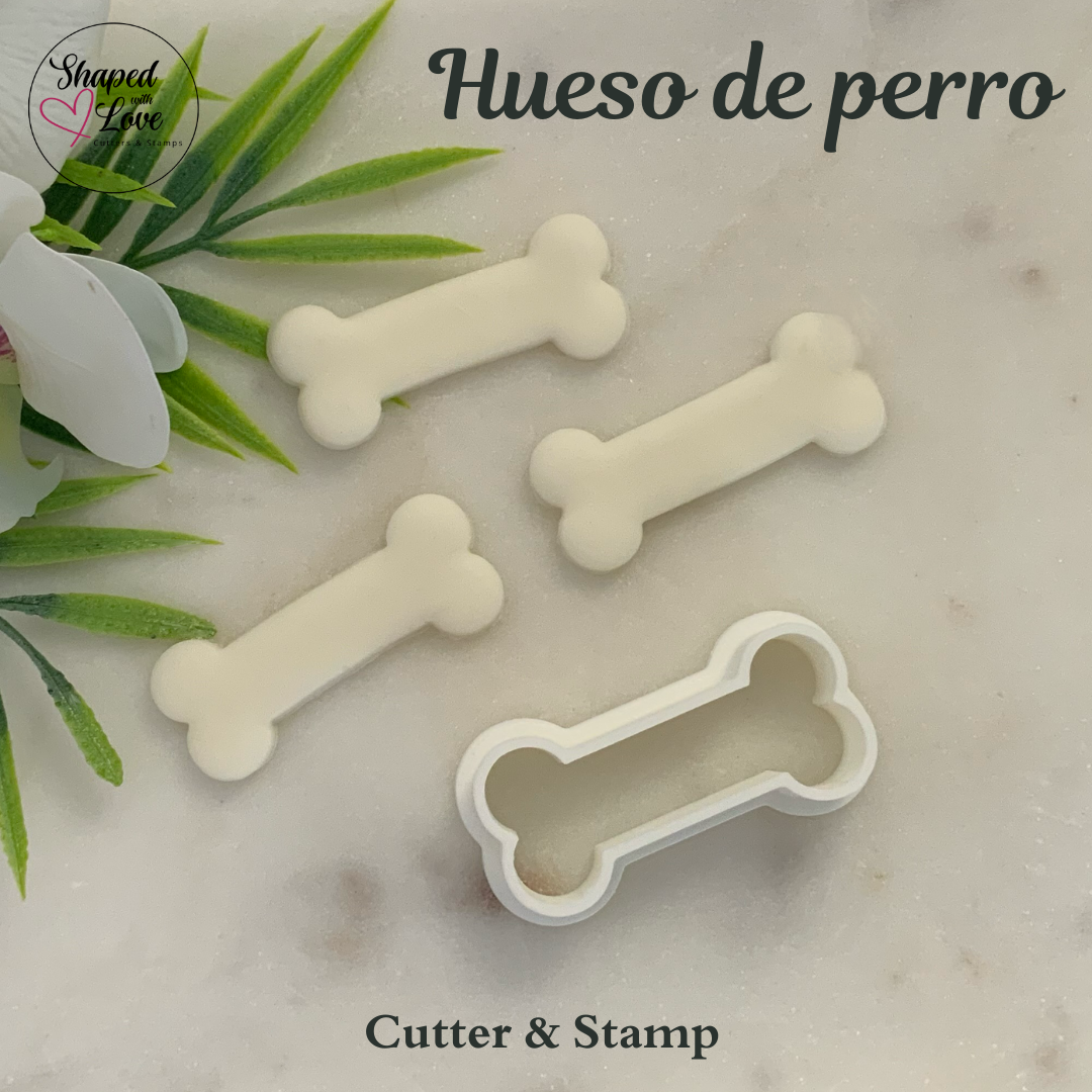 Hueso de perro Cookie Cutter Stamp