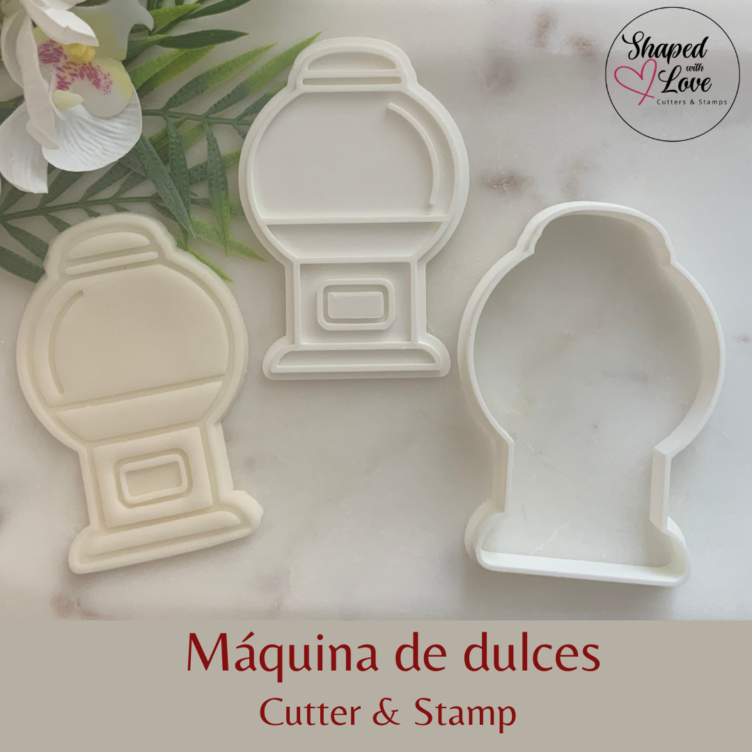 Maquina de Dulces Cookie Cutter Stamp