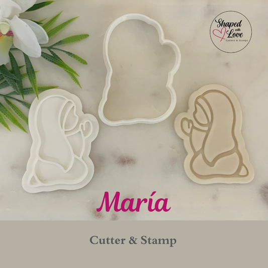 Maria Cookie Cutter Stamp