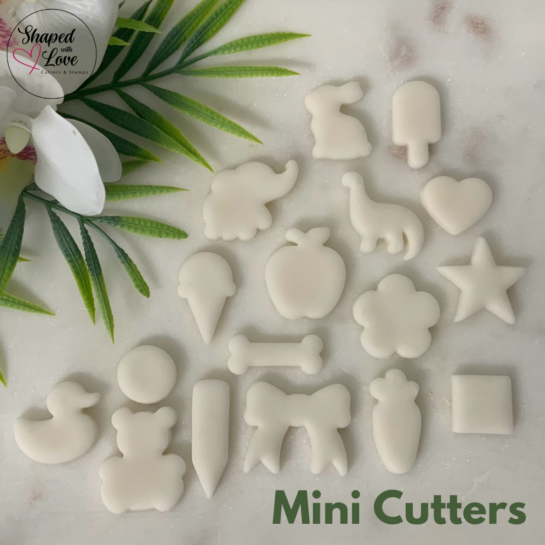 Mini cookie cutters & stamp