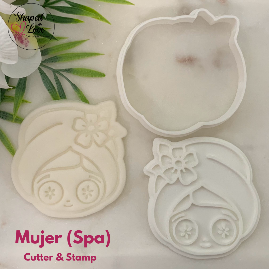 Mujer Spa Cokkie Cutter Stamp