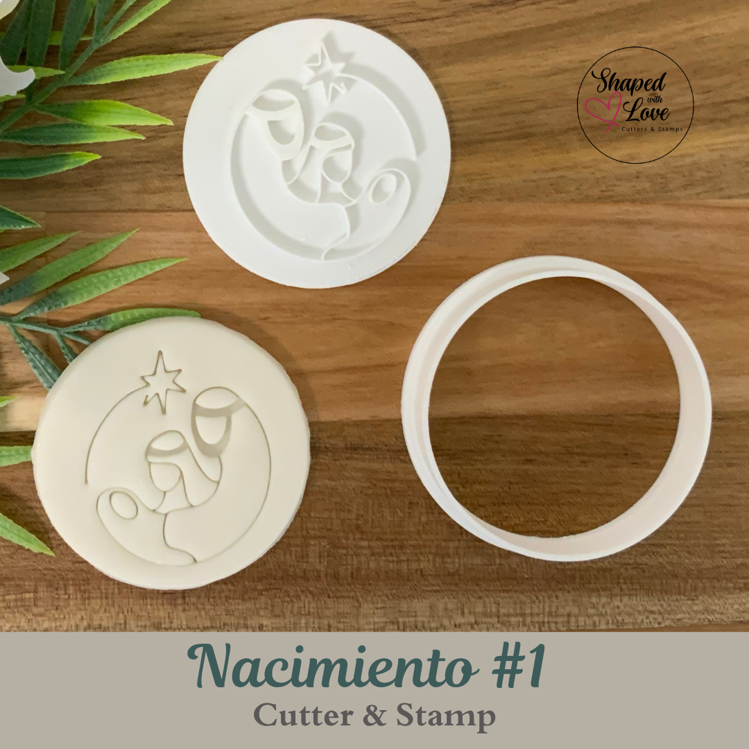 Nacimineto Cookie Cutter Stamp