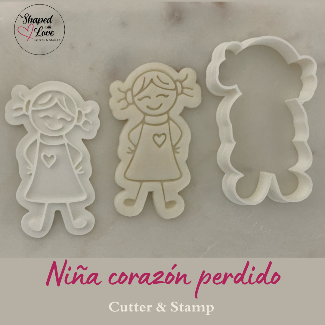 Nina Corazon Perdido Cookie Cutter Stamp