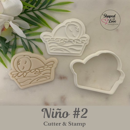 Nino 2 Cookie Cutter Stamp