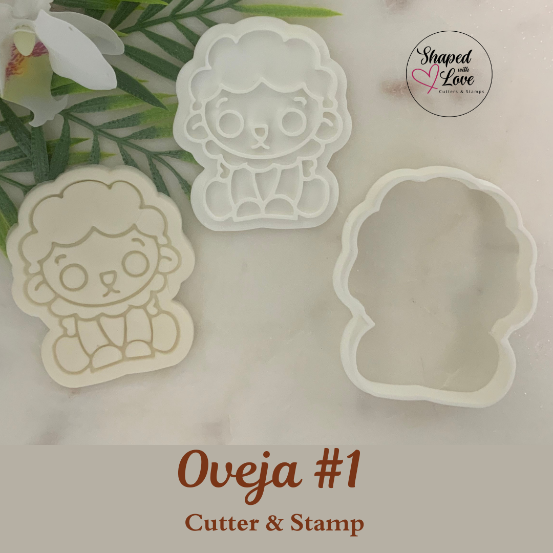 Oveja Cookie Cutter Stamp