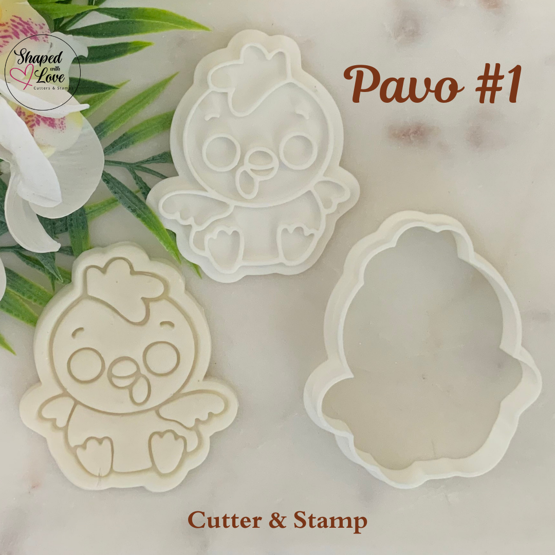 Pavo Cookie Cutter Stamp