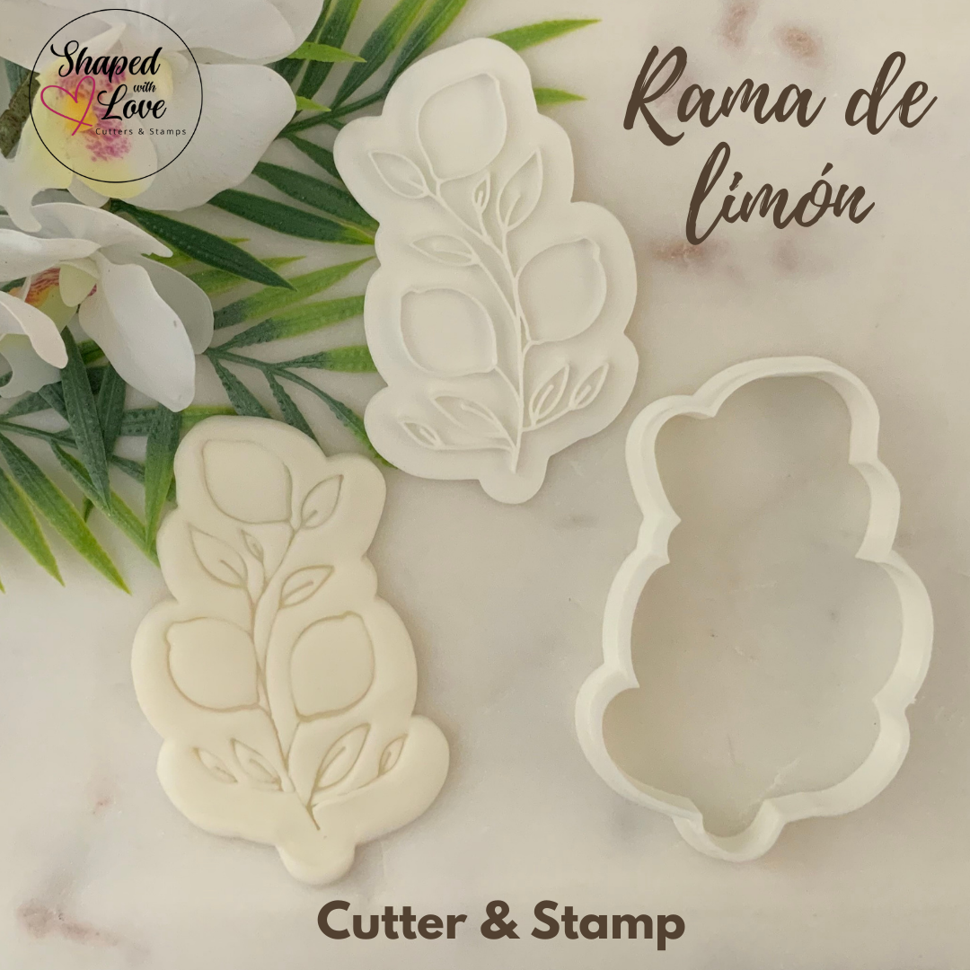 Rama de Limon Cookie Cutter Stamp