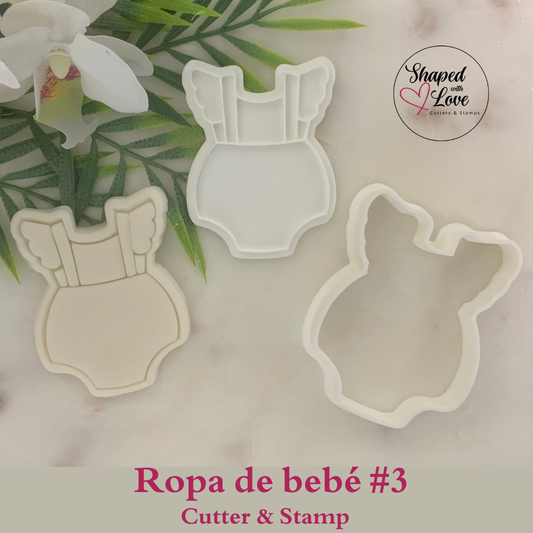 Ropa de bebe Cookie Cutter Stamp