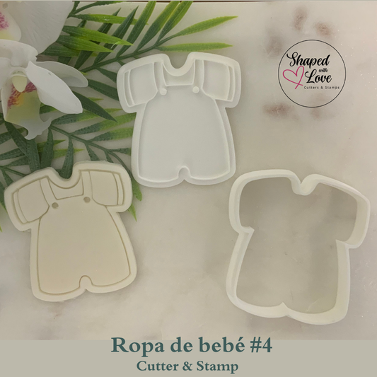 Ropa de bebe Cookie Cutter Stamp