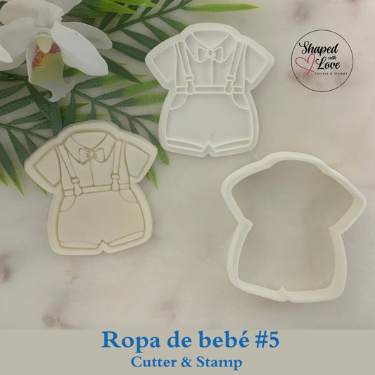 Ropa de bebe Cookie Cutter Stamp