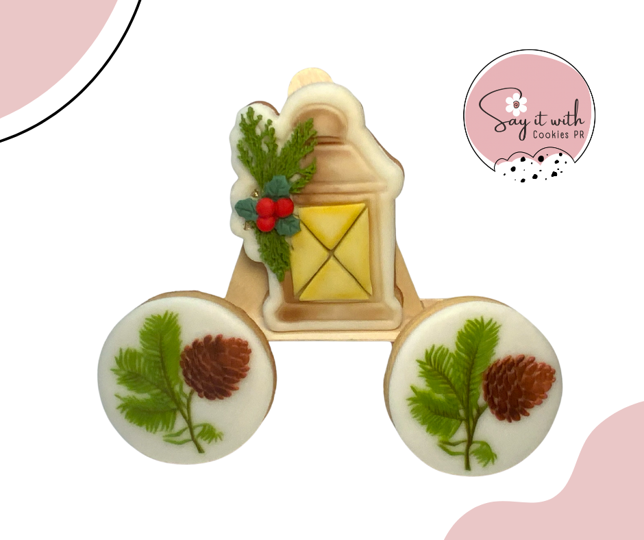 Set de Linterna y Conos Navidenos Cookies