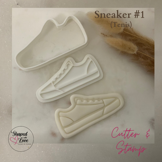 Sneakers Tenis Cookie Cutter Stamp