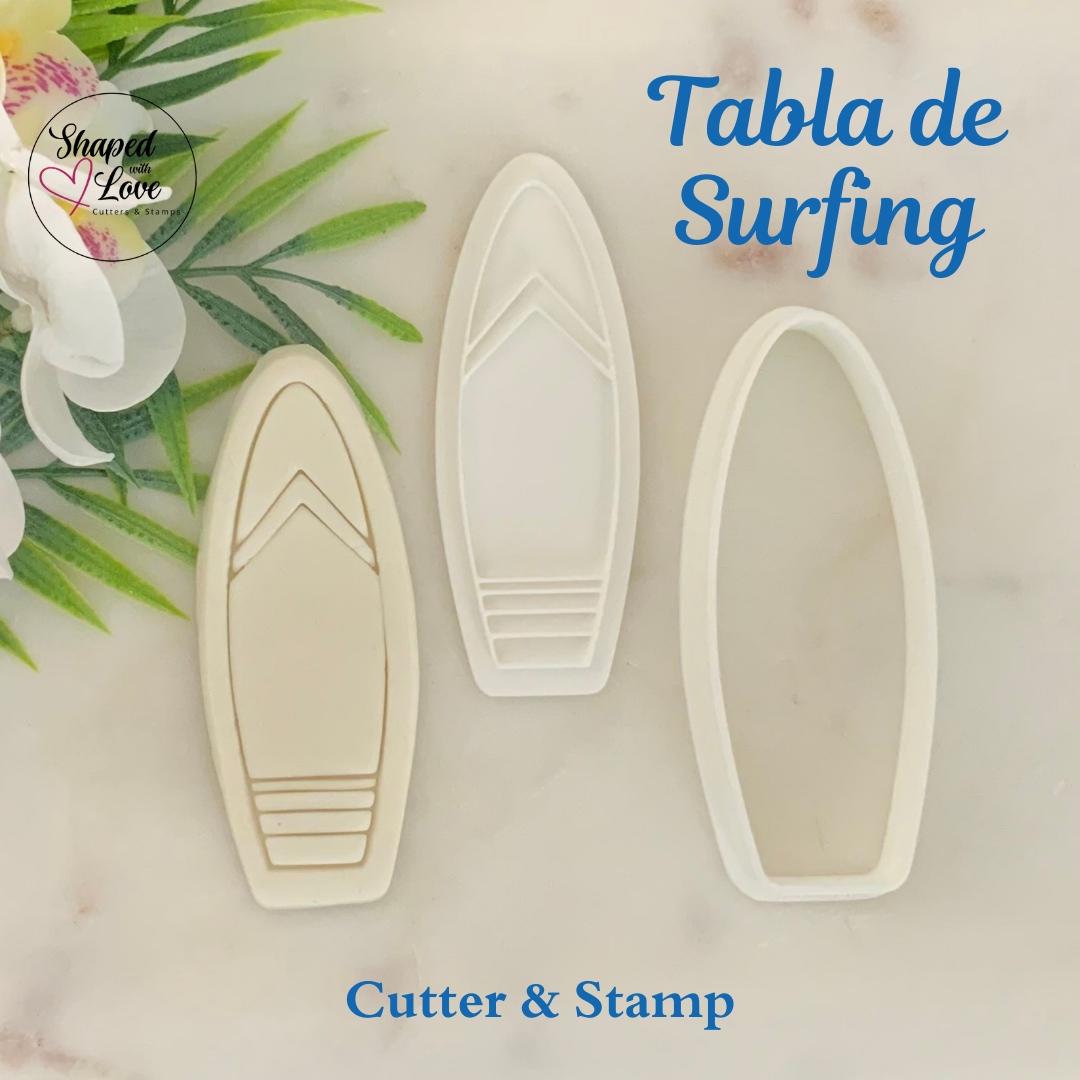 Tabla de Surfing Cookie Cutter Stamp
