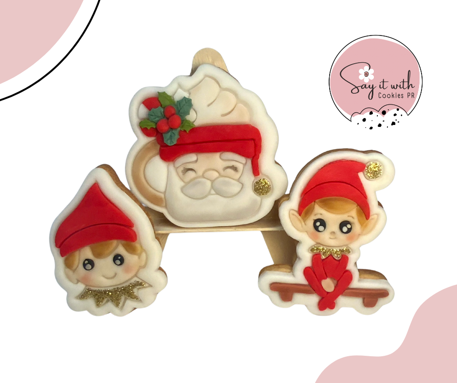 Taza de Santa  Elfos Cookies